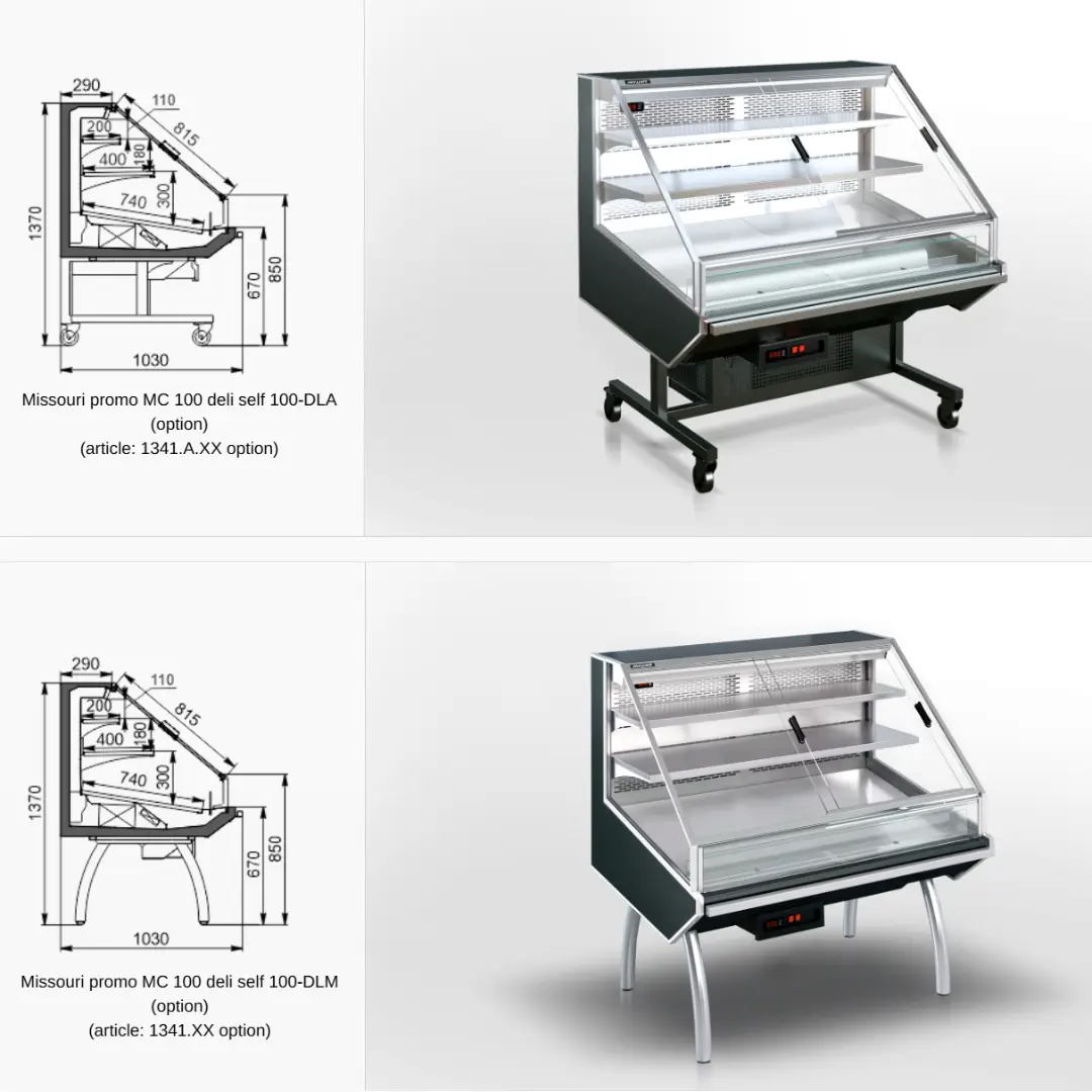 Промоциональная витрина Missouri promo MC 100 deli self 140-DLA (option) - 937