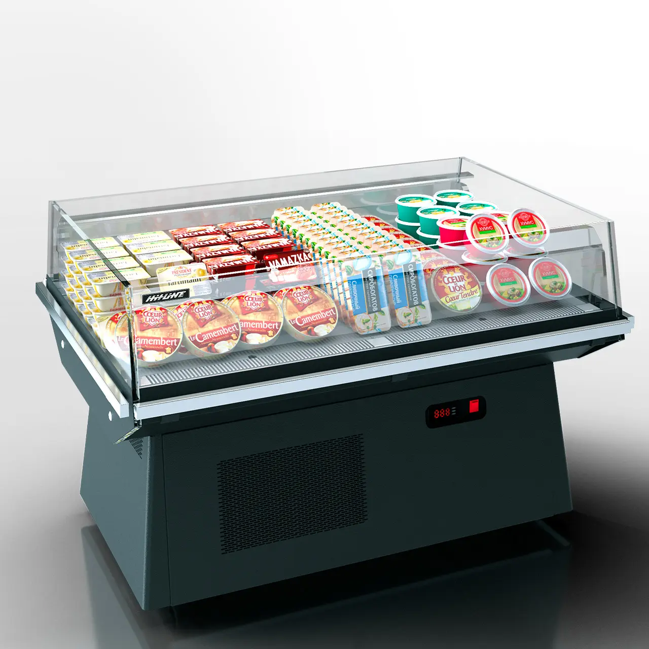 Промоциональная витрина Virginia AK 100 deli self 083-DLA without lid - 937