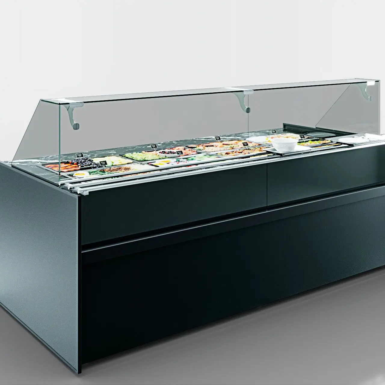 Линия раздачи готовых блюд Missouri NC 120 heat BM L SL 130 - 1250