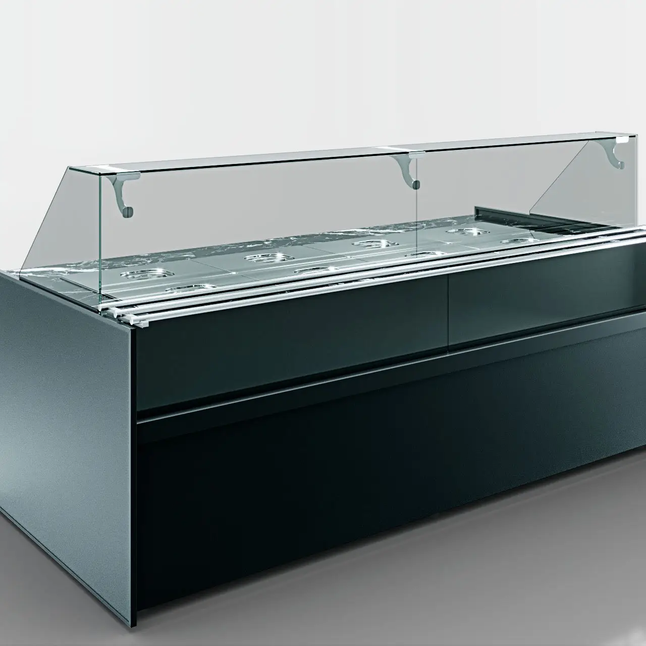 Линия раздачи готовых блюд Missouri NC 120 heat BM L SL 130 - 1250
