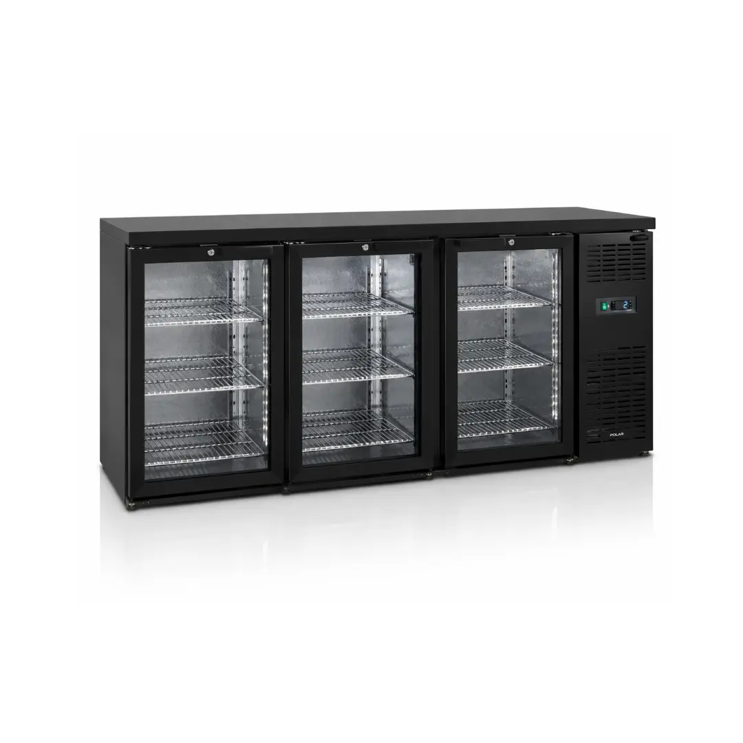 Холодильный шкаф backbar с 3 стеклянными дверями, 460 л