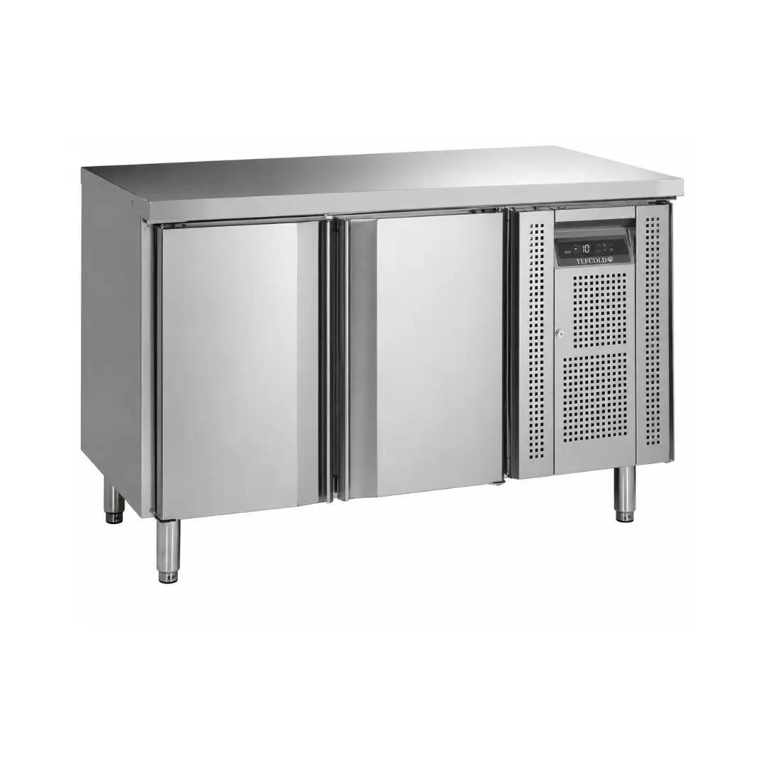 Морозильный стол из нержавеющей стали с 2 дверями, 282 л, -20...-10 °C TEFCOLD CF7210/-SP