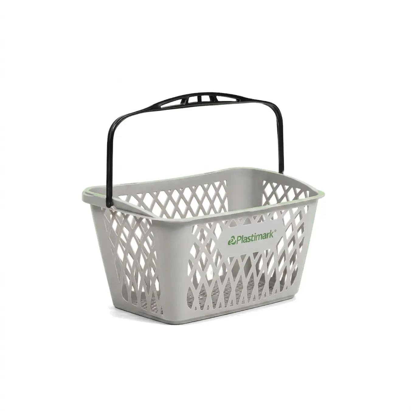 Plastimark Minityko 22L light grey RAL 7035 shopping basket