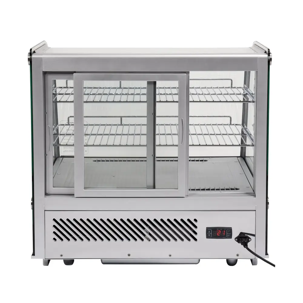 Витрина холодильная 120 л, серебристая, YATO