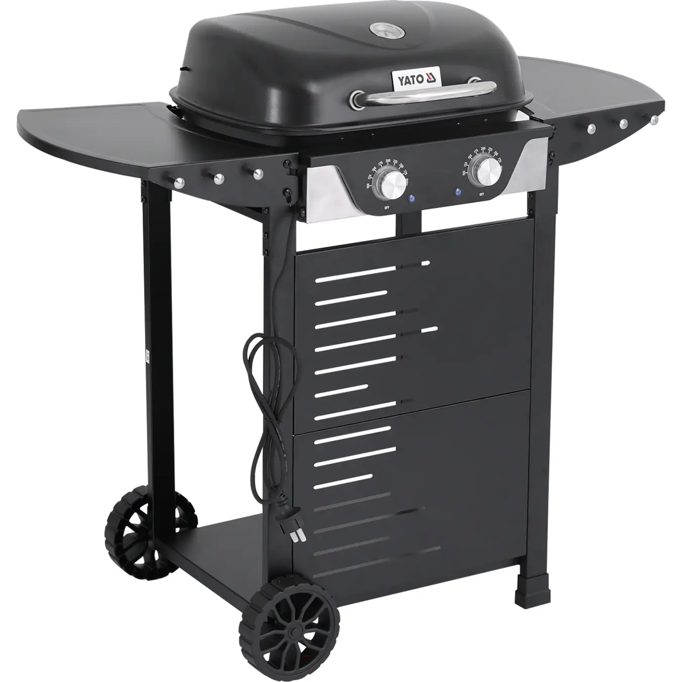 Электрический гриль с подставкой Asahi 2300W, YATO
