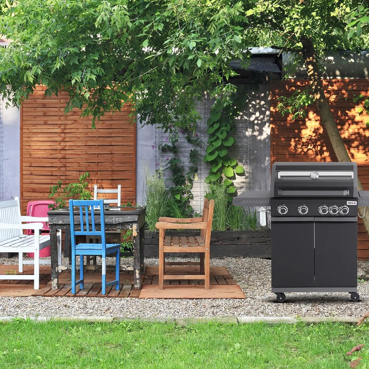 Газовый гриль Okaya, 14.5 KW, YATO