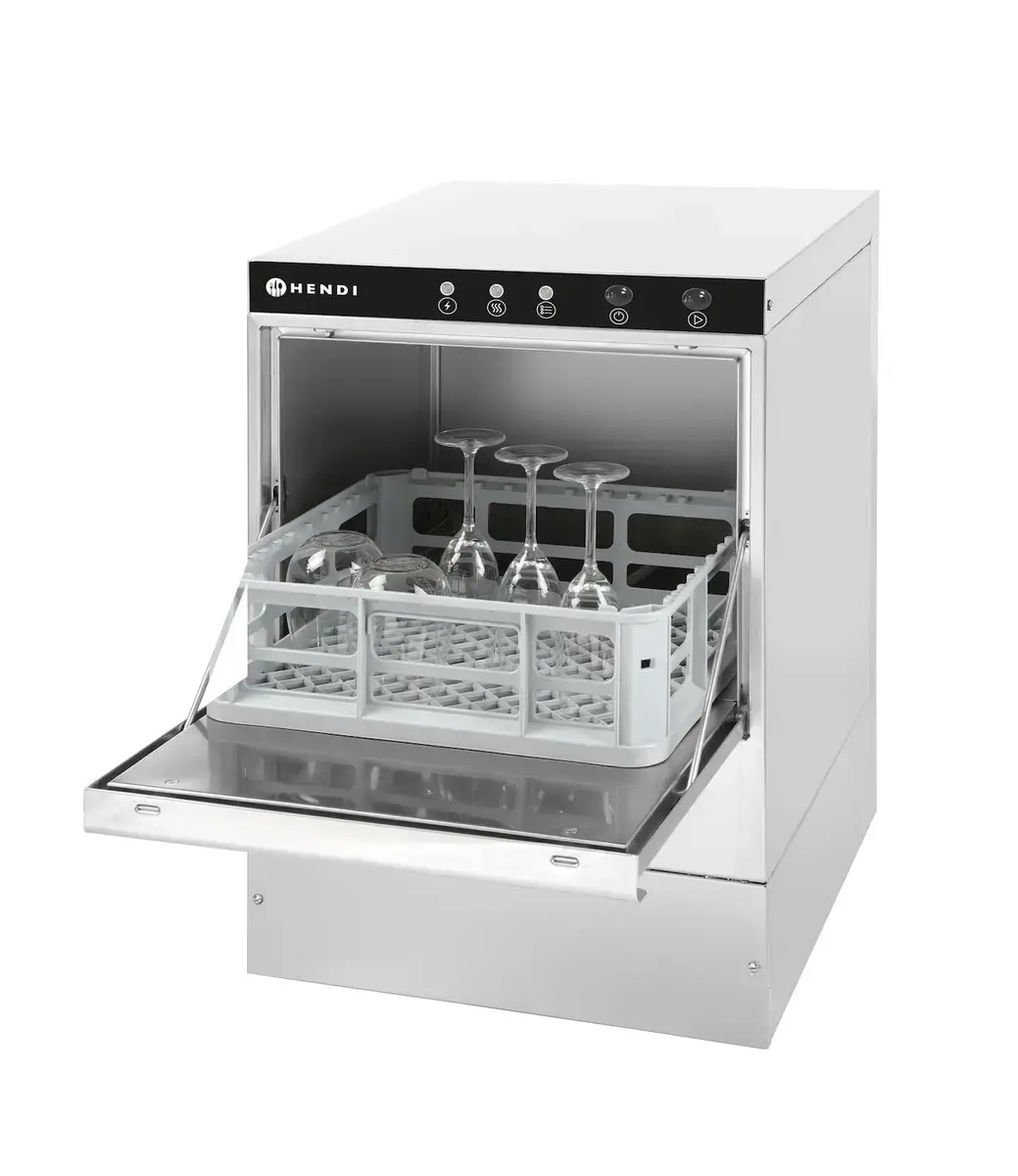 Профессиональная машина для мойки бокалов K40 40×40 см с дозаторами ополаскивателя и моющего средства
