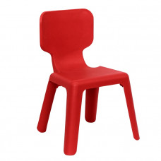Scaun din plastic pentru copii, 420x400x330 mm, roșu
